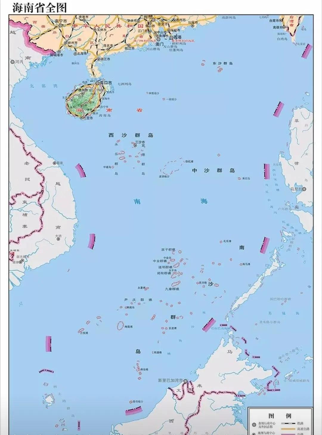 南海地圖高清版大圖，探索神秘的海洋疆域，南海高清地圖大圖，探索神秘海洋疆域之旅