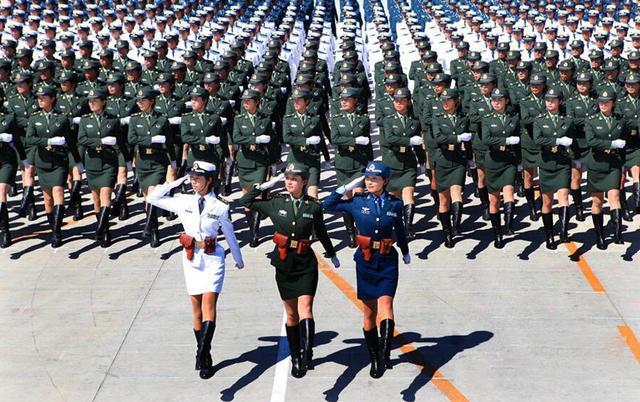 中國女兵儀仗隊，榮耀與力量的象征，中國女兵儀仗隊，榮耀與力量的璀璨象征