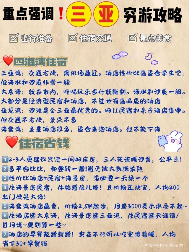 三亞窮游攻略及費(fèi)用詳解，三亞窮游攻略詳解與費(fèi)用剖析